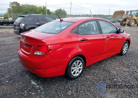 2012 Hyundai Accent Gls из США, поврежденный, VIN KMHCT4AE2CU082974
